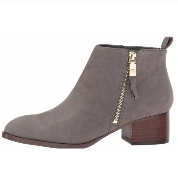 Grey suede tommy hilfiger booties - Picture 2 of 4